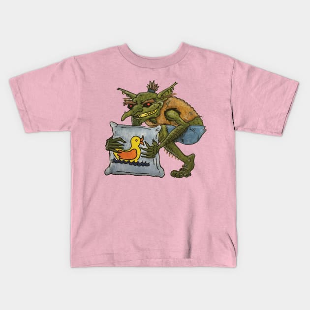 Better Homes & Goblins Kids T-Shirt by deancoledesign